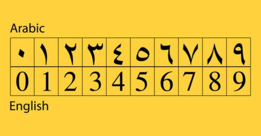 Arabic numerical system